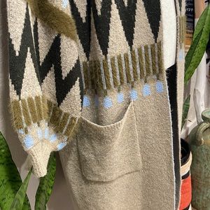 Christine Phillipë Long Knit Cardigan